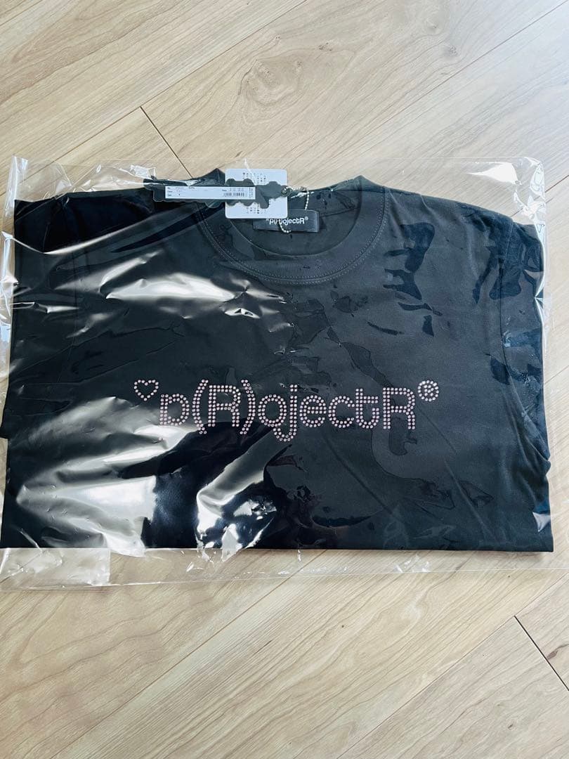 p(R)ojectR ⭐︎ラインストーン黒Tシャツ M - メルカリ