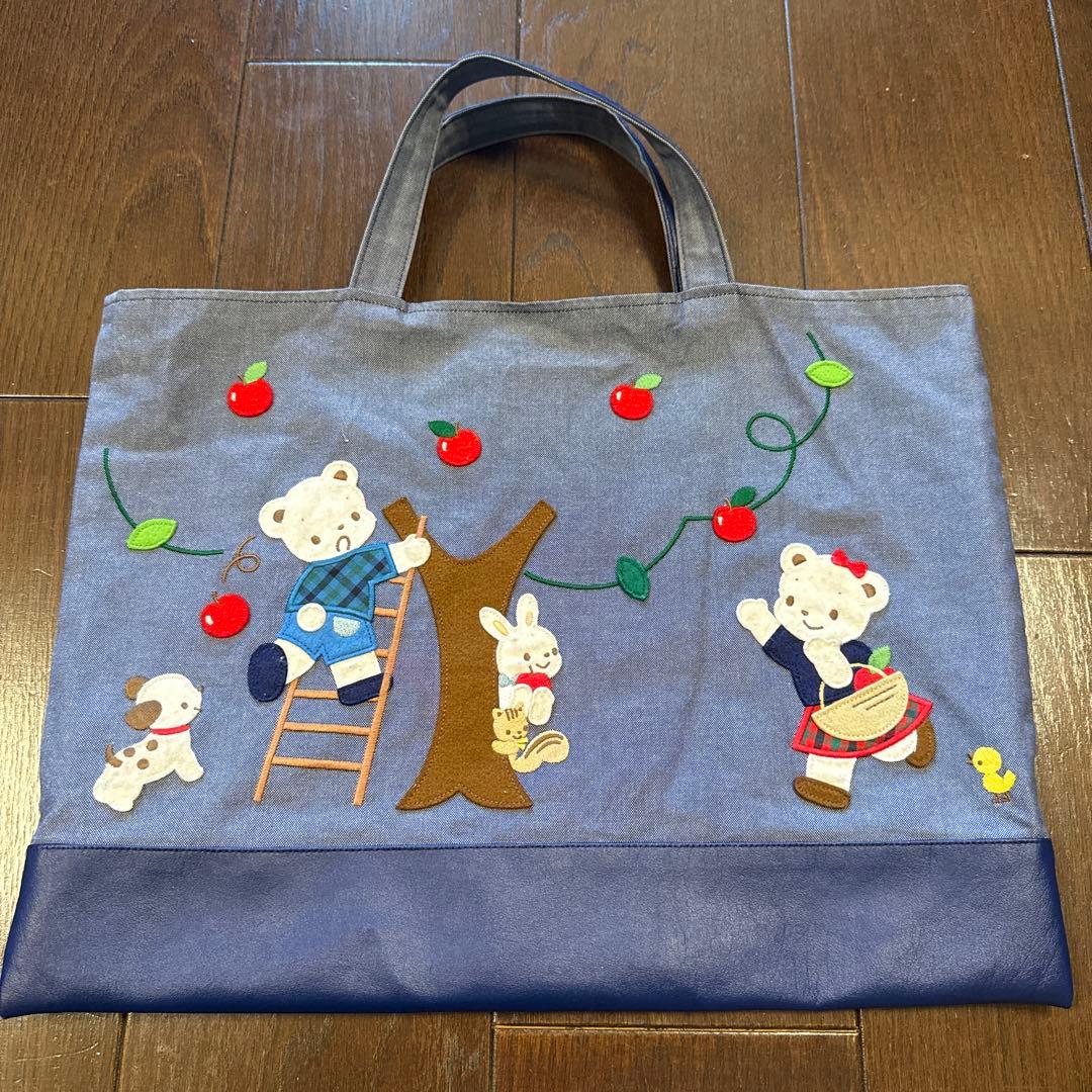☃️雪んこ様 ファミリア70周年デニムバッグファミちゃんリアちゃん