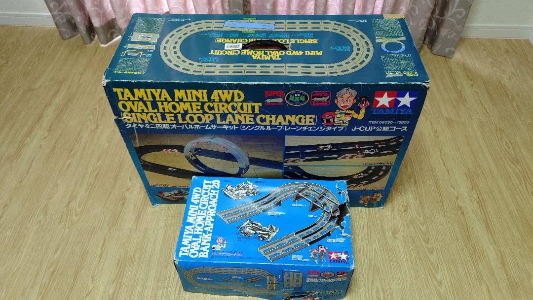 ミニ四駆 オーバルホームサーキット シングルループ バンクアプローチ セット