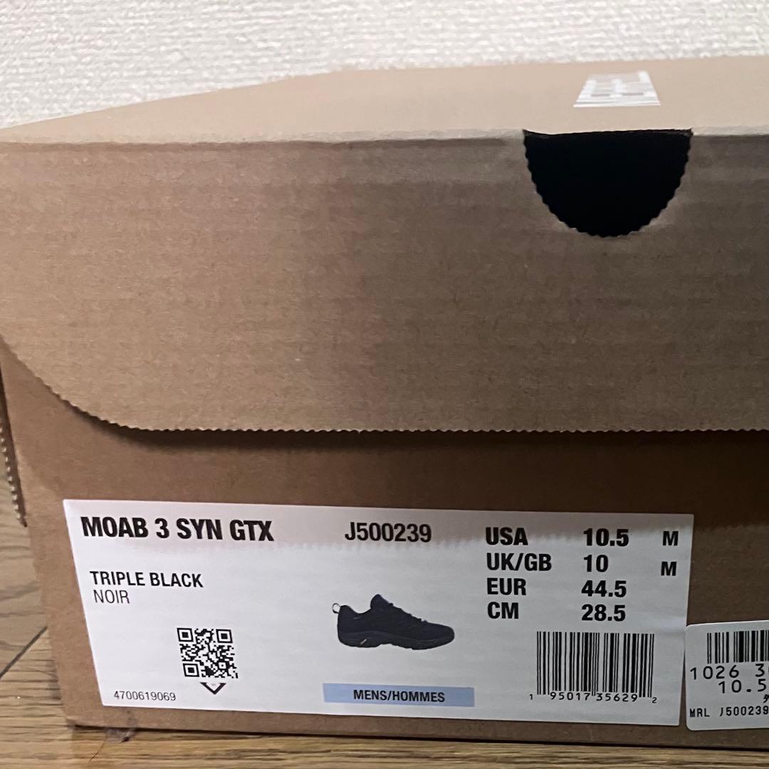 靴 28.5cm MERRELL MOAB3 SYN GORE-TEX