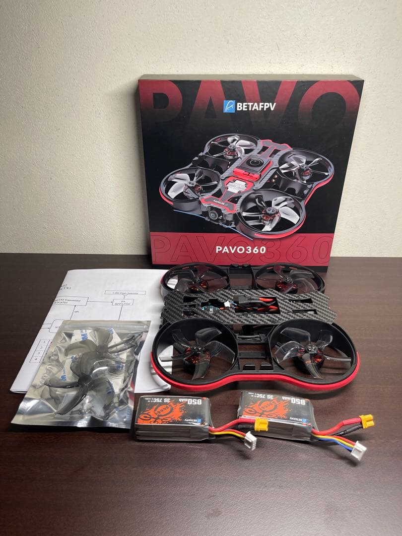 未飛行・未使用　BETA fpv Pavo360 @ WDA公式ドローンショップ / BETA FPV Pavo360 FPV Quadcopter 360度