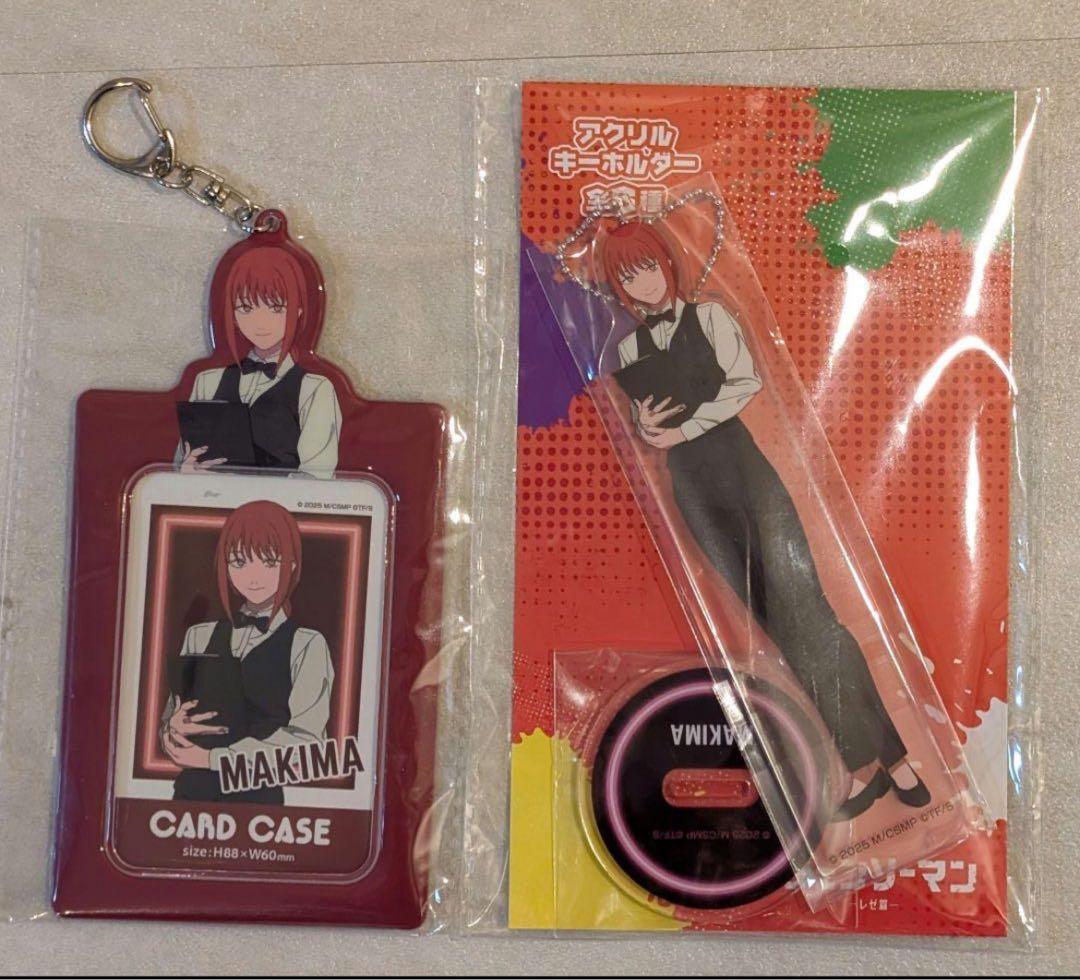 ROUND1限定 チェンソーマン アクリルキーホルダー カードケース マキマ