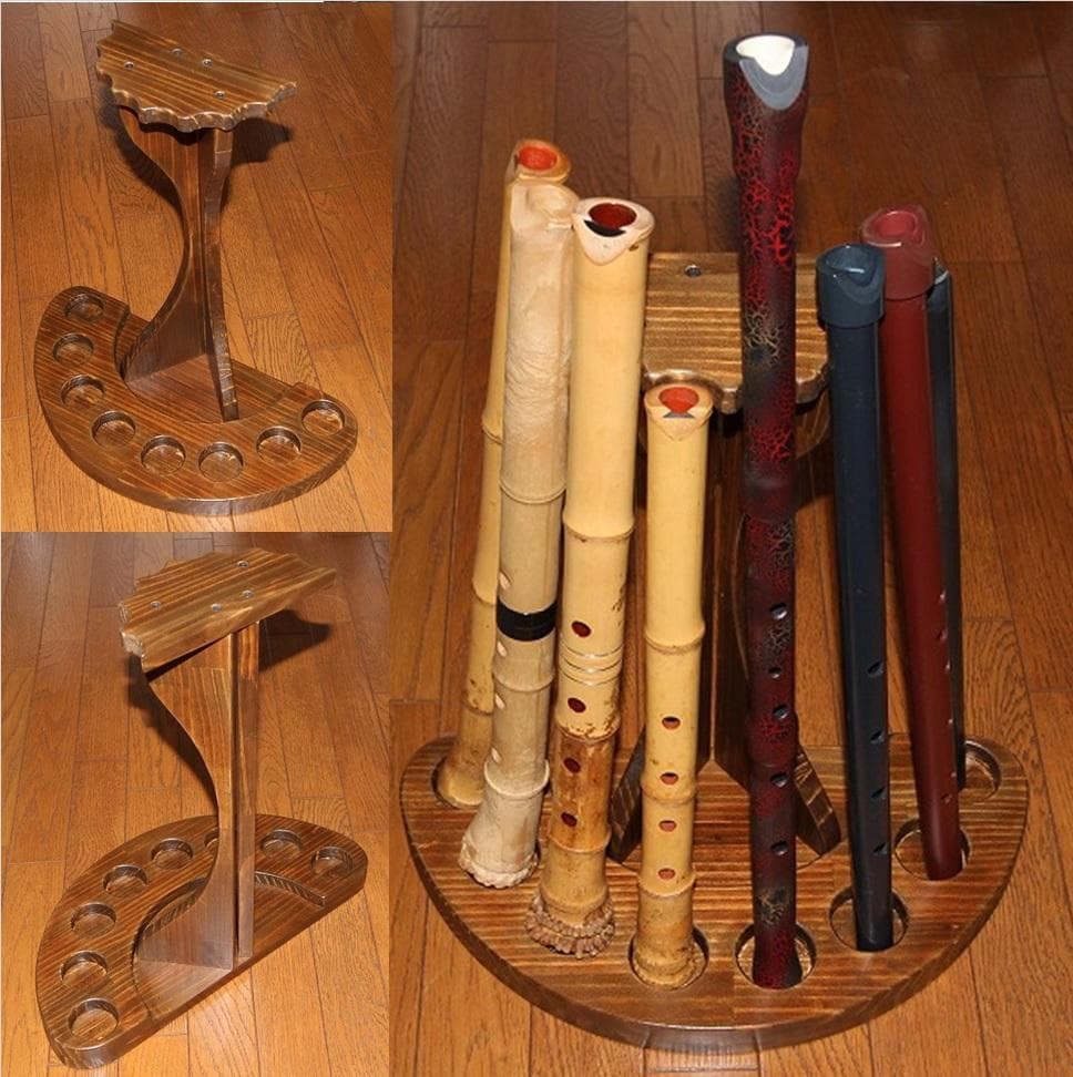 尺八立て（オーク色）８本まで