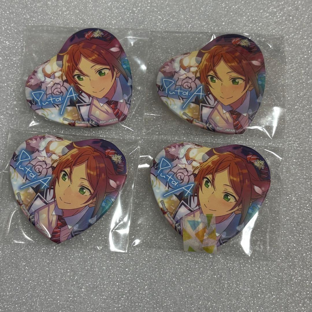 あんスタ ゆうた とるパカ ハート缶バッジ - メルカリ