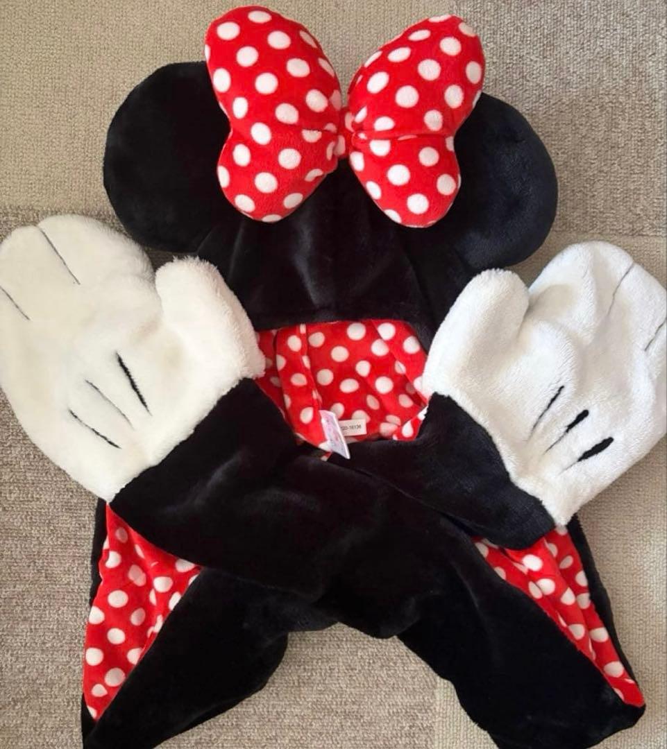 ミニーマウス マフラーキャップ ファンキャップ ディズニー　『即日発送‼️』 12時間以内発送】ディズニー ミニー マフラーキャップ ファンキャップ