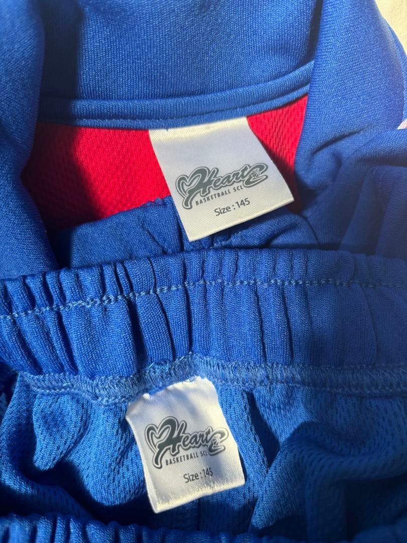ハーツ バスケットボール ユニフォームセット サイズ145 - メルカリ