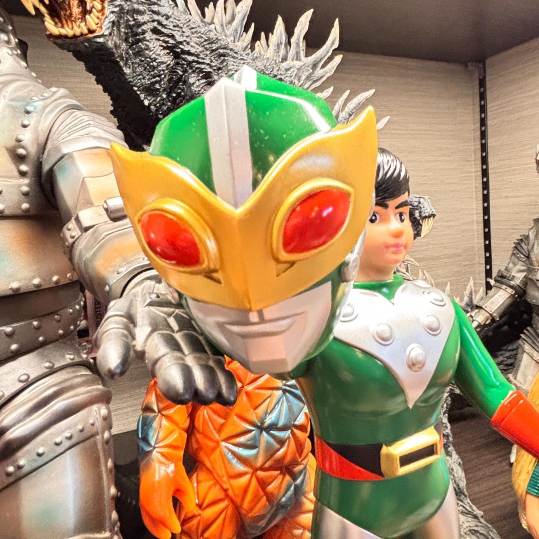 サンダーマスク 面取れ 当時物風 （ブルマァク・マルサン） - メルカリ