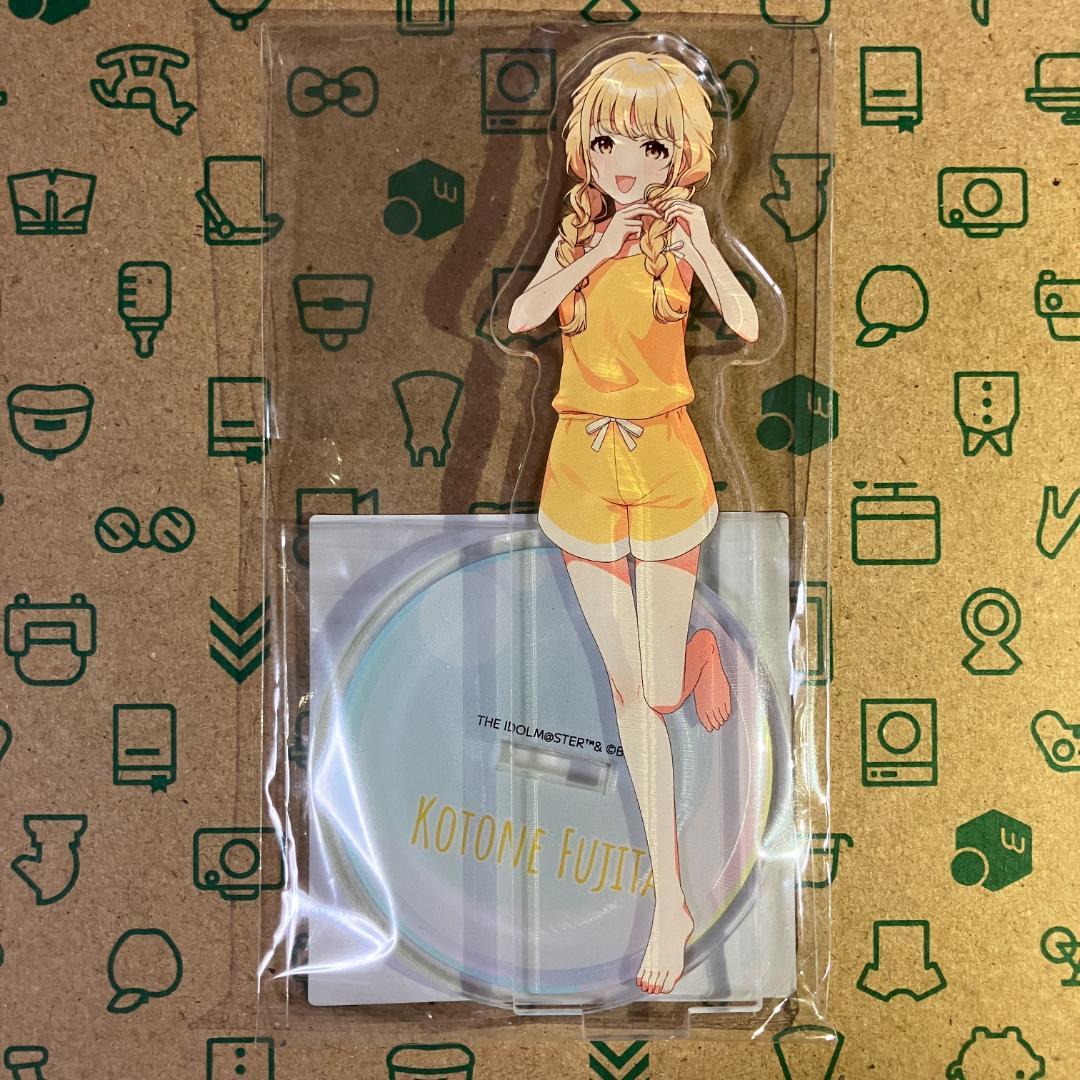 藤田ことね アクスタ + クリアカード 学マスx極楽湯コラボ ～寒冬の湯