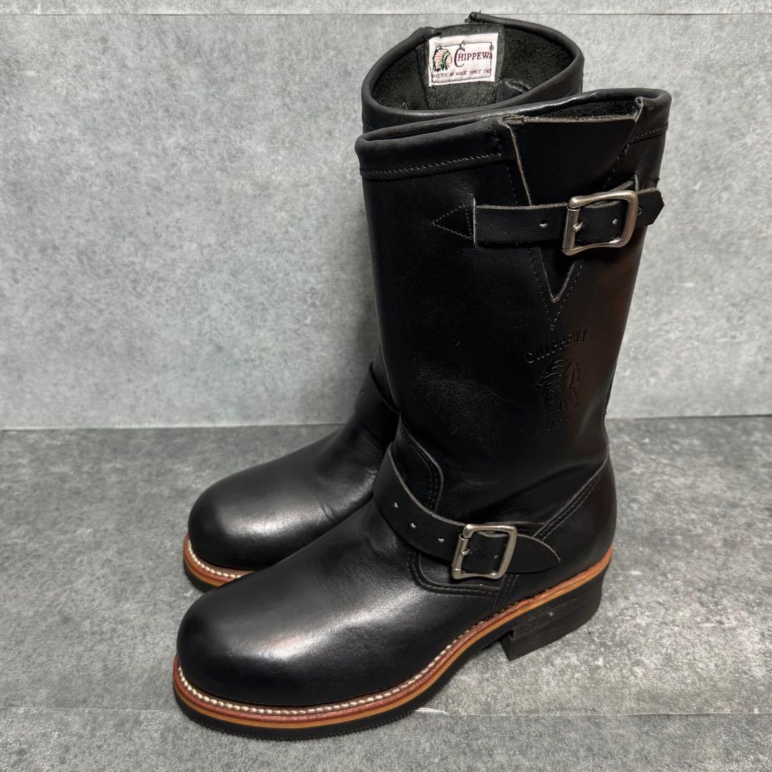 極美品希少⭐︎USA製CHIPPEWA 27899 白タグ エンジニアブーツ