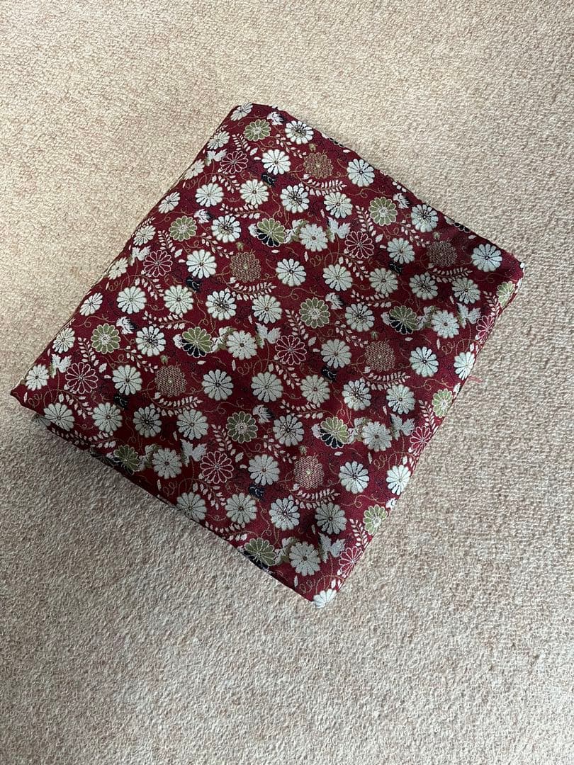 13絃用 琴袋(丸袋) 紫系　柄物