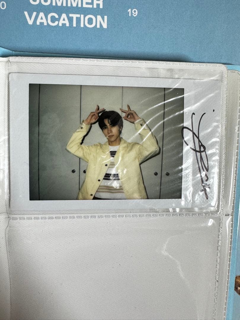 nct wayv ヘンドリー 直筆サイン　ポラロイド