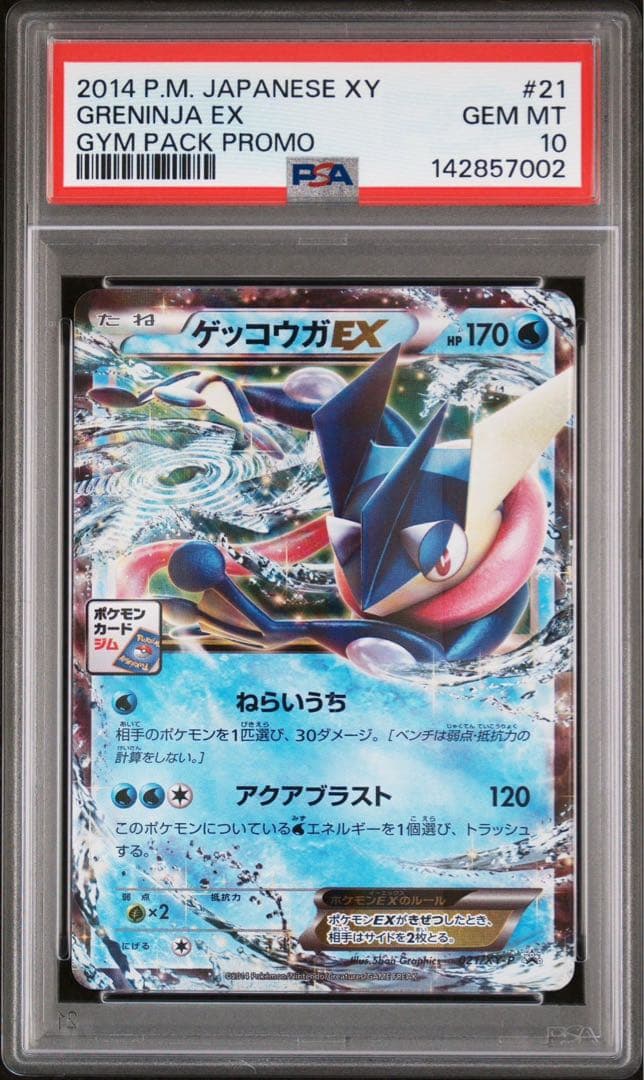 【psa10】ゲッコウガEX 021/xy-p プロモ PSA10】サトシゲッコウガEX: プロモ[XY-P 218](次世代ワールドホビー