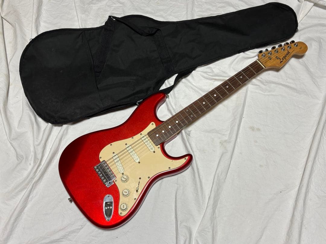 Legend エレキギター　ストラト　キャンディアップルレッド1926-02-1