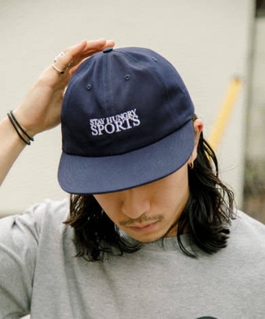 美品】STAY HUNGRY | SPORTS｜コットン 6Pロゴキャップ ｜ - メルカリ