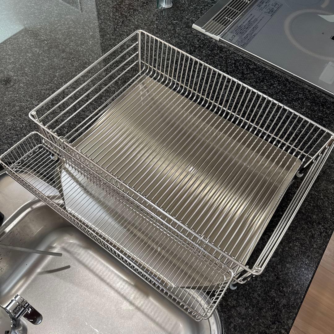 ラバーゼ　水切りカゴ大　縦置きタイプ DLM-8585