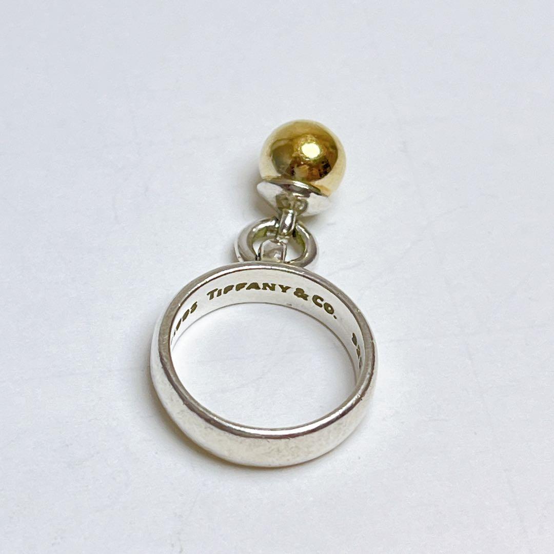 ティファニー ボール リング コンビ 925 750 約10号 - メルカリ