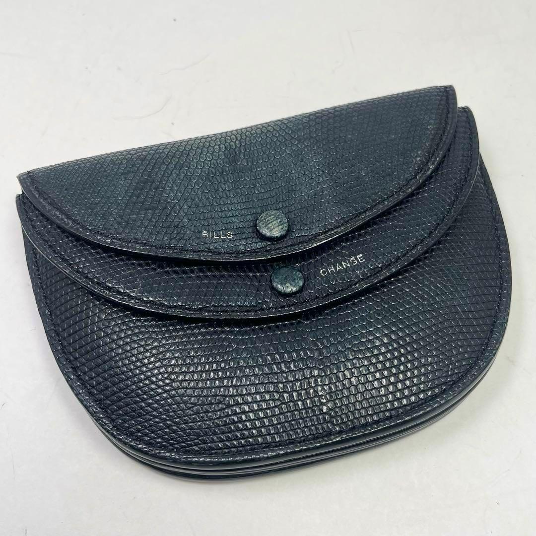 【超希少】キャプテンサンシャイン 半円財布　リザード型押し　レザー　美品