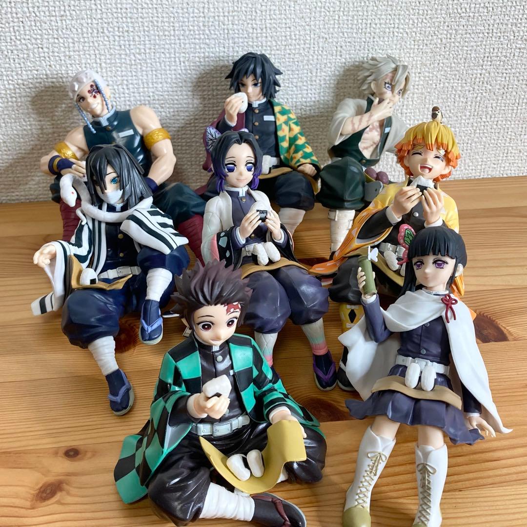 鬼滅の刃 プレミアムちゃこのせフィギュア 8つセット 箱無し