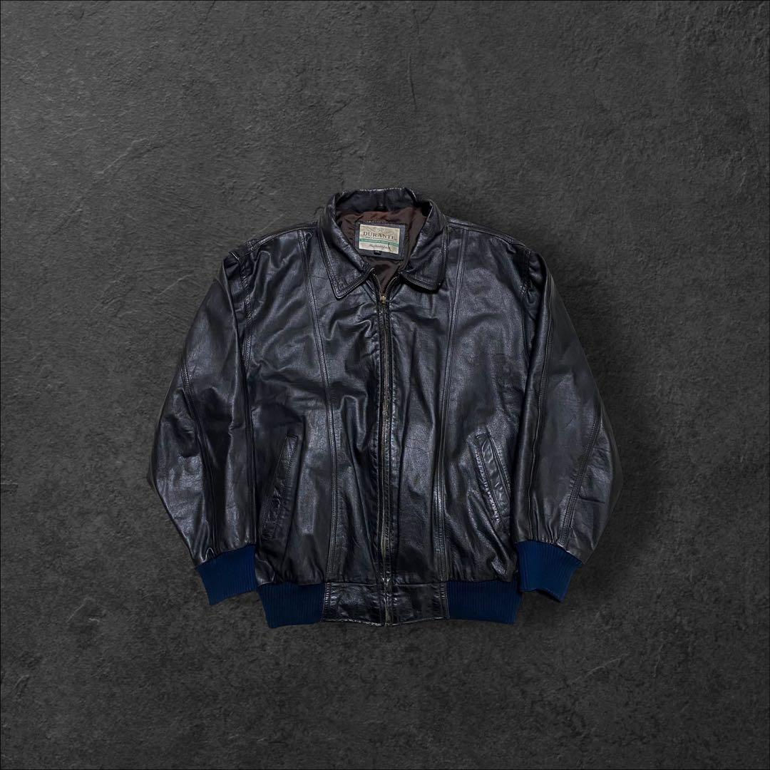 90s vintage A-2 短丈 leather jacket y2k 黒