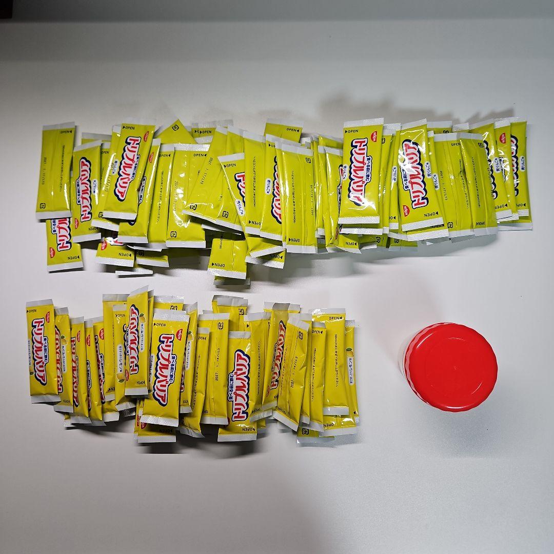 日清食品 トリプルバリア レモン味42本 青りんご味91本