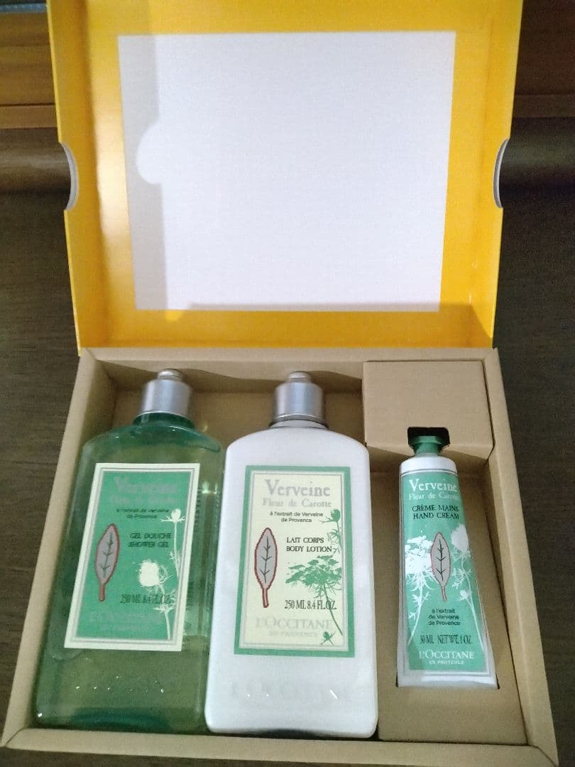 L'OCCITANE ヴァーベナ ボディケアセット ロクシタン「ゼラニウムヴァーベナ」24年秋ボディケア、“柑橘香る