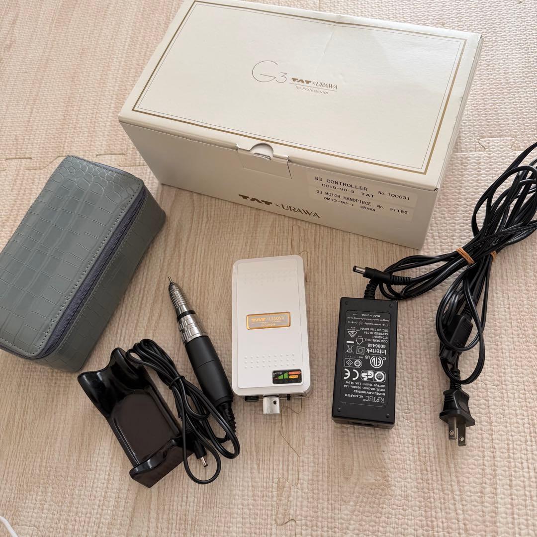 URAWA G3×TATネイルマシーン ホワイト Amazon.co.jp: プロ用 ネイルマシン ウラワG3 ネイルマシーン ネイル