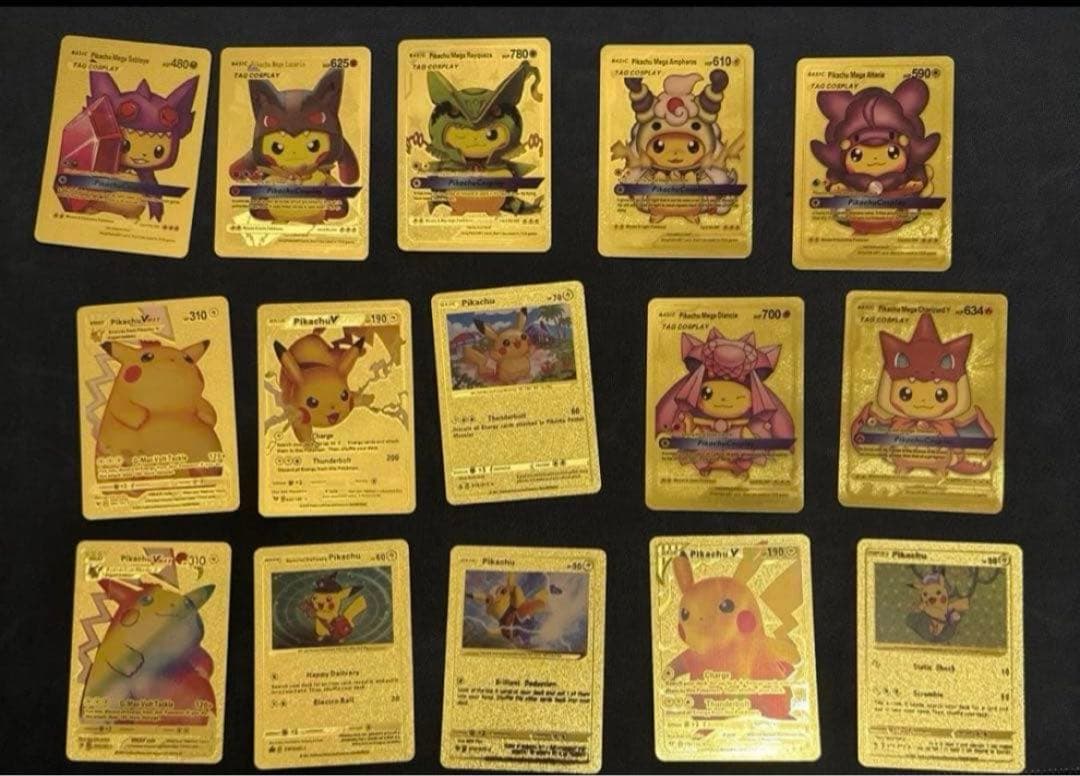 ポケモンカード 海外版ゴールドカード ピカチュウ - メルカリ