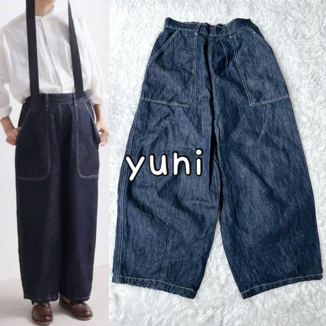 パンツ yuni Cotton Linen denim cocoon pants M yuni ジーンズ デニム デニムパンツ 10oz denim cocoon パンツ