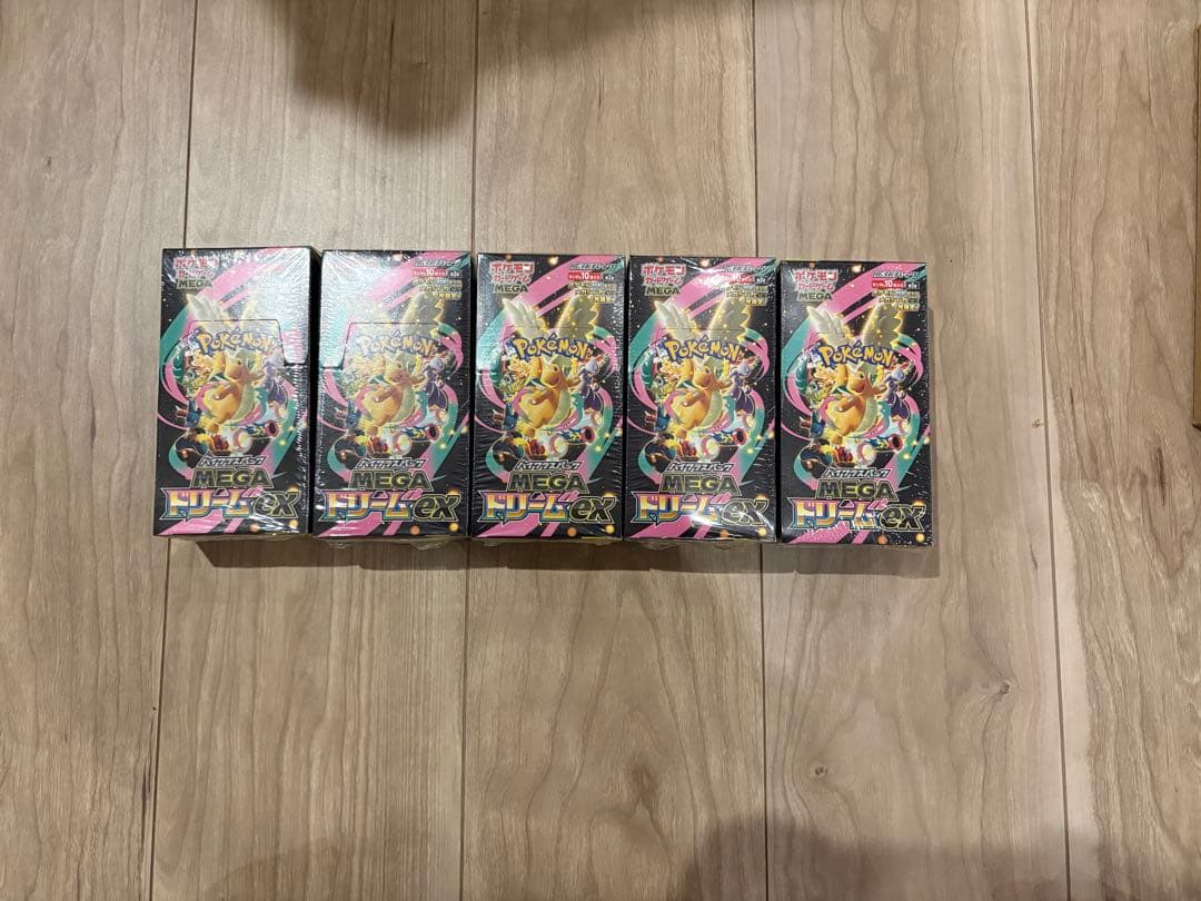 MEGA ドリームex 未開封シュリンク付き ５ＢＯＸ