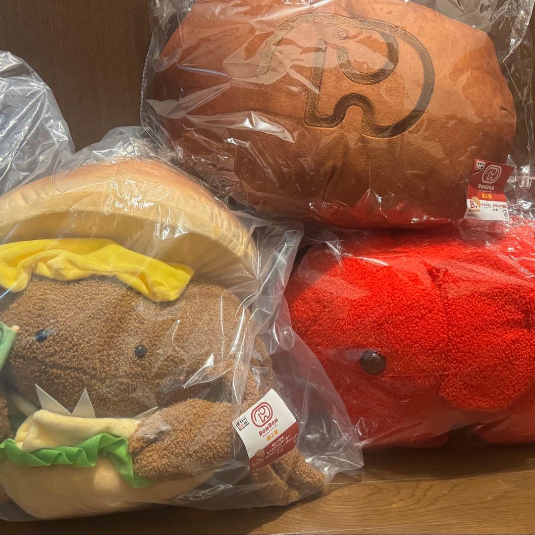 コ*ン様 ドムドムハンバーガー タイトーくじ 一番くじA賞 B賞 ラスト