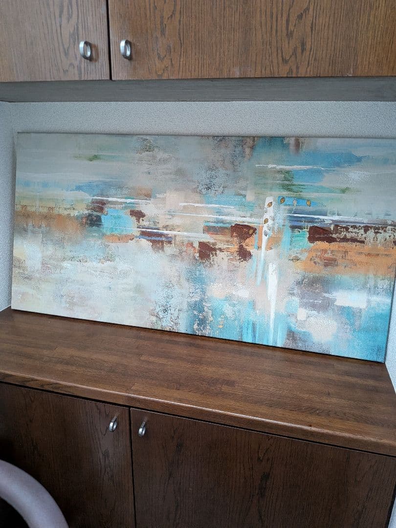 軽量アートパネル　東京アートラボ　Nordic Abstract Blue Amazon.co.jp: NORDIC ABSTRACT BLUE アートパネル 絵画 北欧 50cm