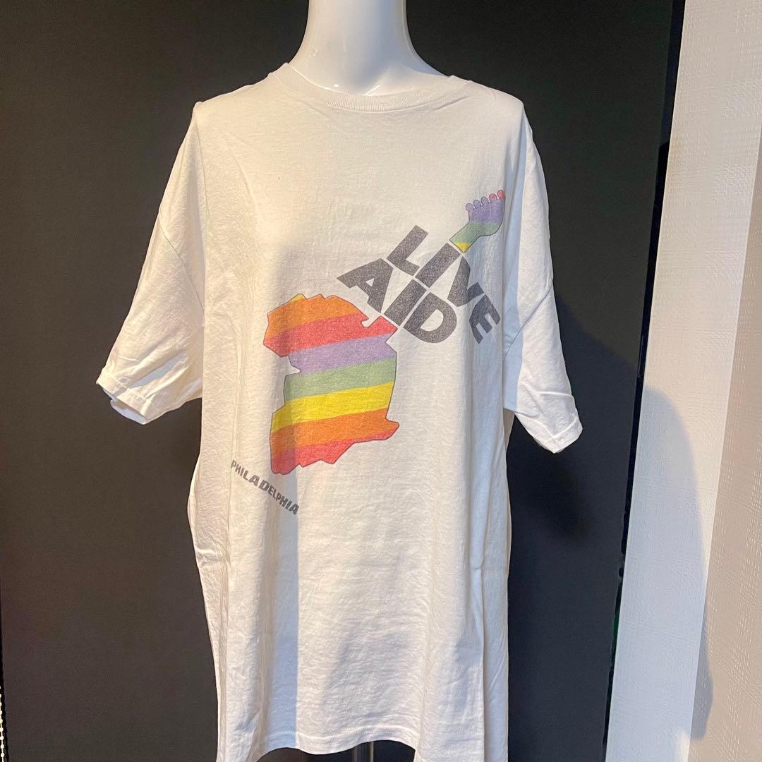アメリカ 古着 ロンバケ キムタク LIVE AID Tシャツ XL USA - メルカリ