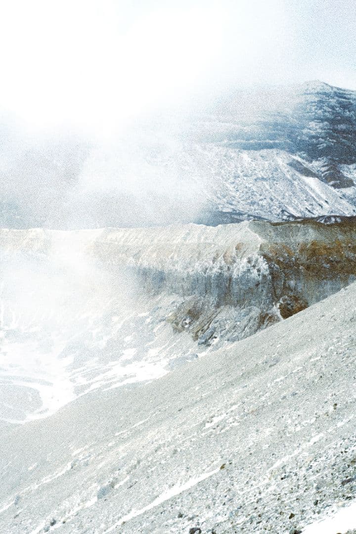 雪山の風景写真