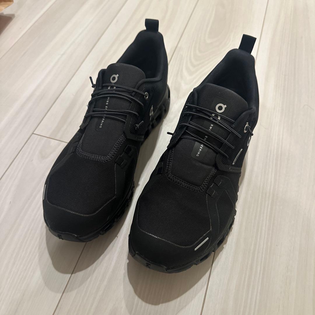 On Cloud6 Waterproof ブラック スニーカー