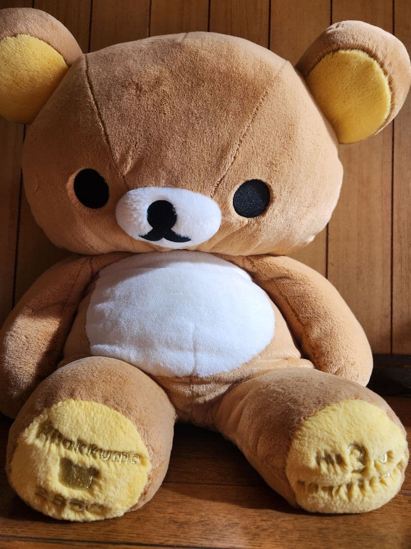 リラックマ　３周年記念ぬいぐるみ　全長約７０cm程度　サンエックス　3rd リラックマストア限定】3月ノベルティ＆商品のお知らせ | San-xネット