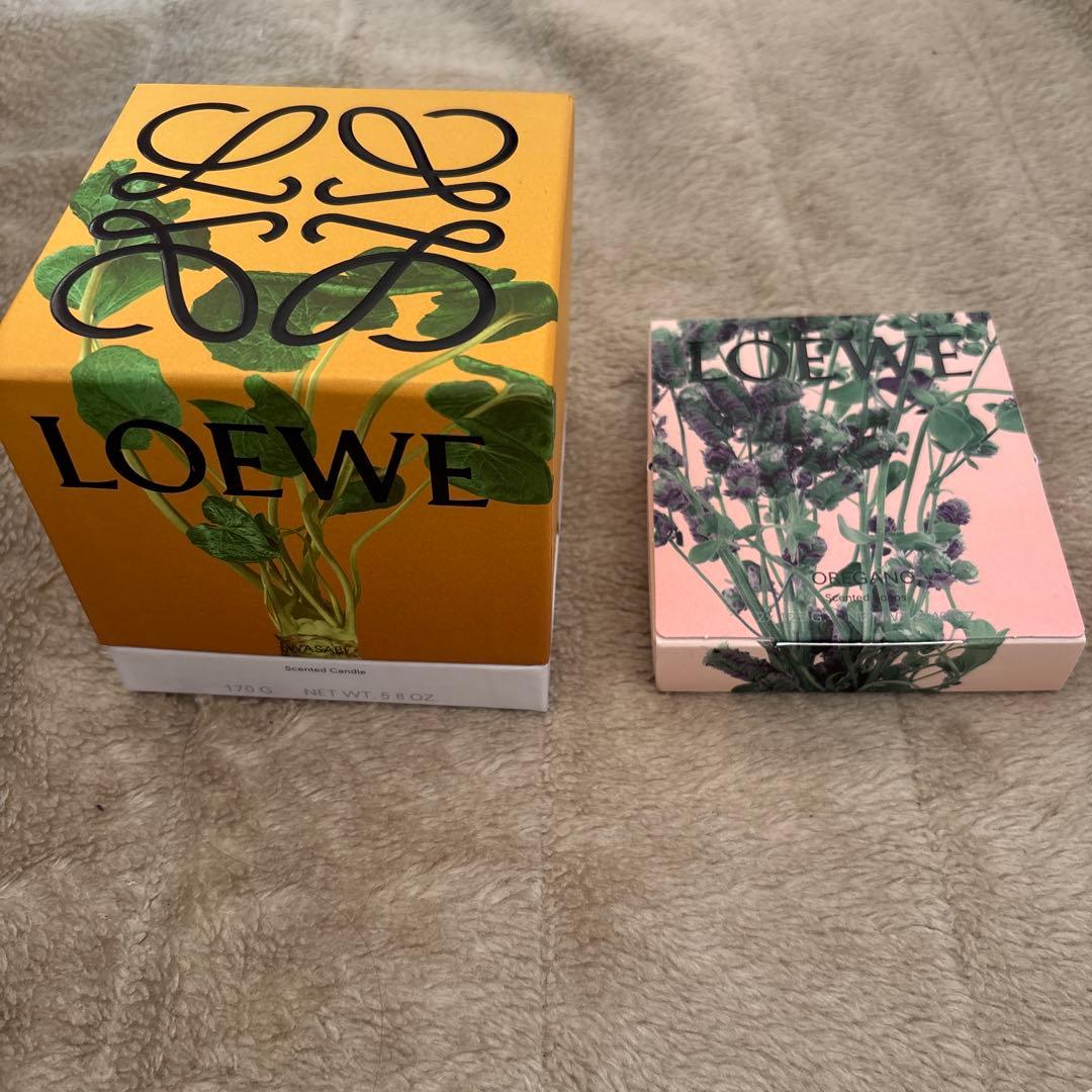 ☆値下げ☆ロエベ ワサビ キャンドル 170g & オレガノ ソープ125gx2 ロエベ パルファムに「ワサビ」の新たな香り、“爽やか＆スパイシー”な