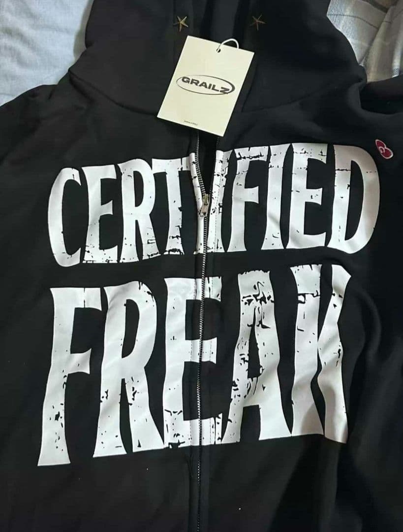 極上 Grailz 24fw FREAKダブルジップパーカー zico トップス