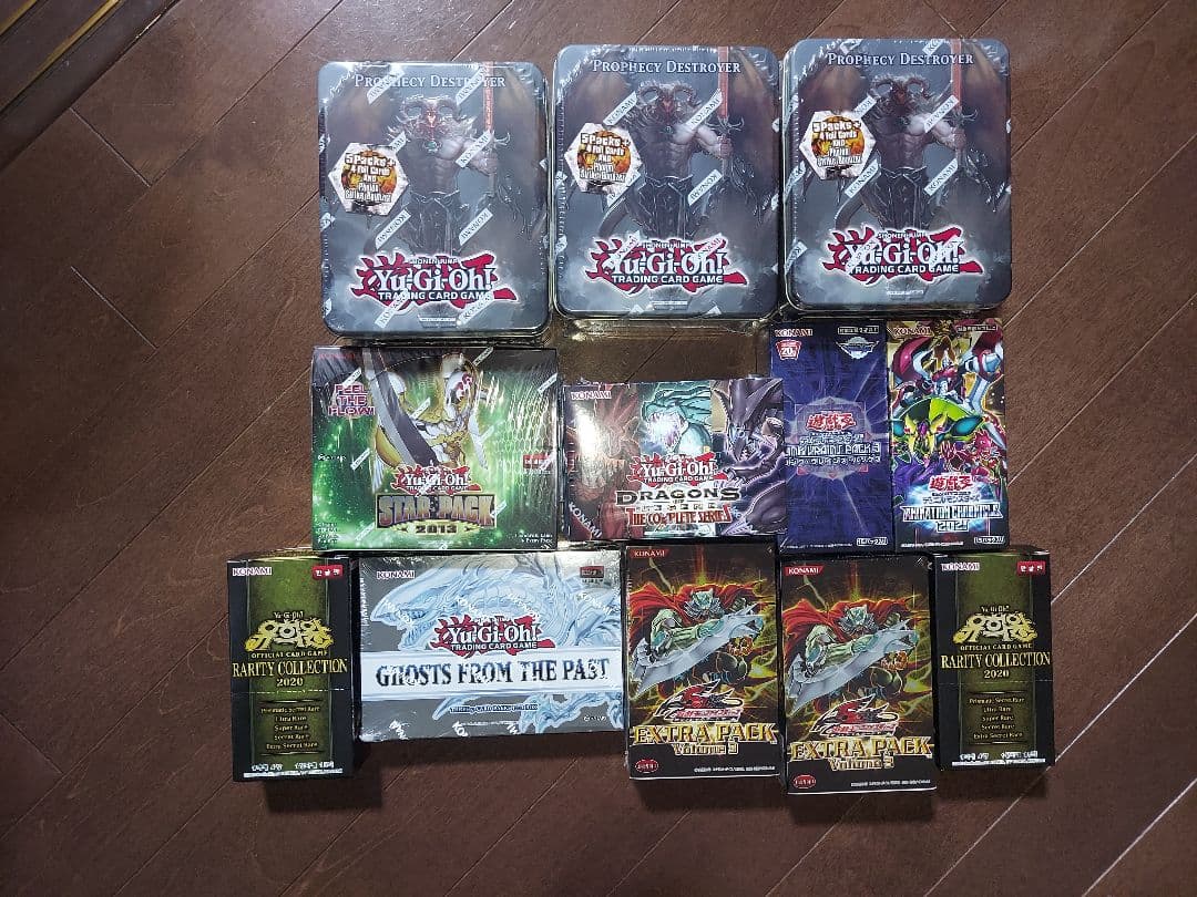 遊戯王、未開封box