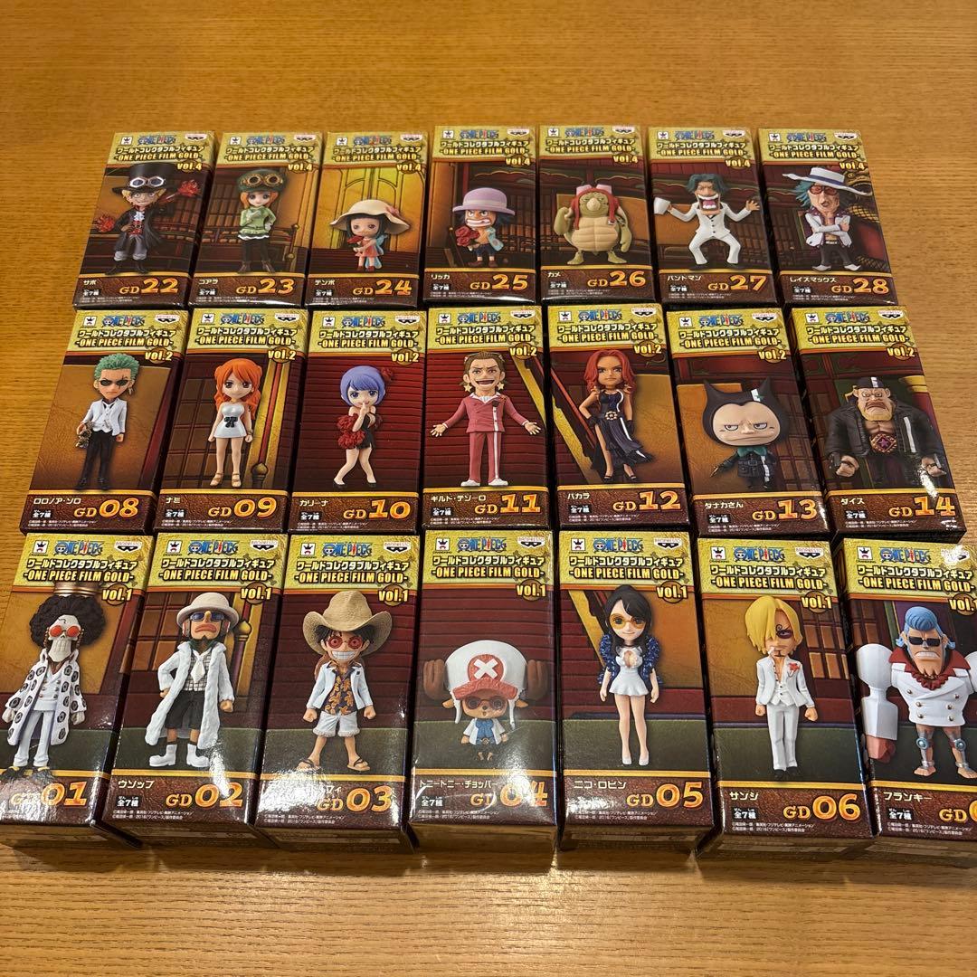 ワンピース ワーコレ 劇場版FILM GOLD 21種 新品未開封セット‼️