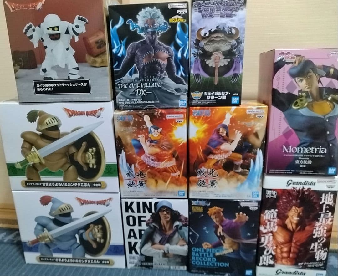 プライズフィギュアまとめ売り ワンピース・ドラクエ・ヒロアカ・ジョジョ・刃牙