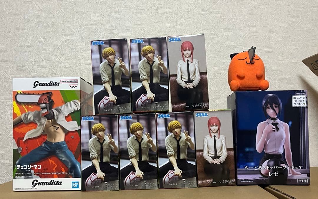 チェンソーマン　ちょこのせ　デンジ　ぬーどるストッパー　レゼ　ポチタ 2025年12月発売最新プライズ 劇場版チェンソーマン レゼ篇 レゼの