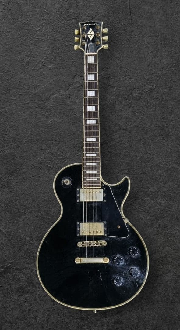 BUSKER'S レスポールカスタム エレキギター ブラック