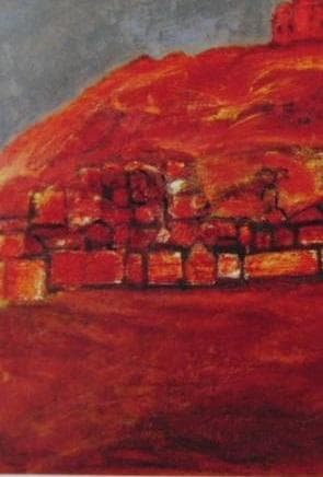 三岸節子、「ラコラオーラの城」、厳選、希少画集・額装画、新品高級額