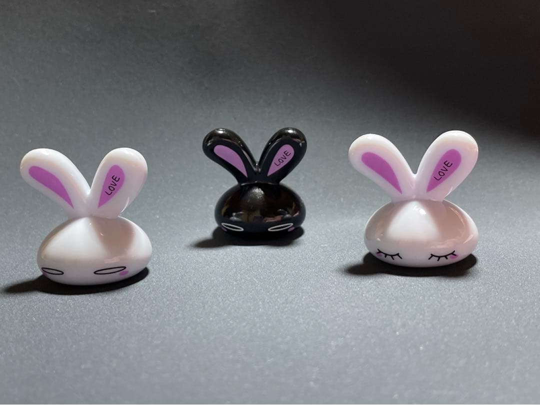 LOVE うさぎ 大塚愛 アクリルストーンフィギュア 3個セット - メルカリ