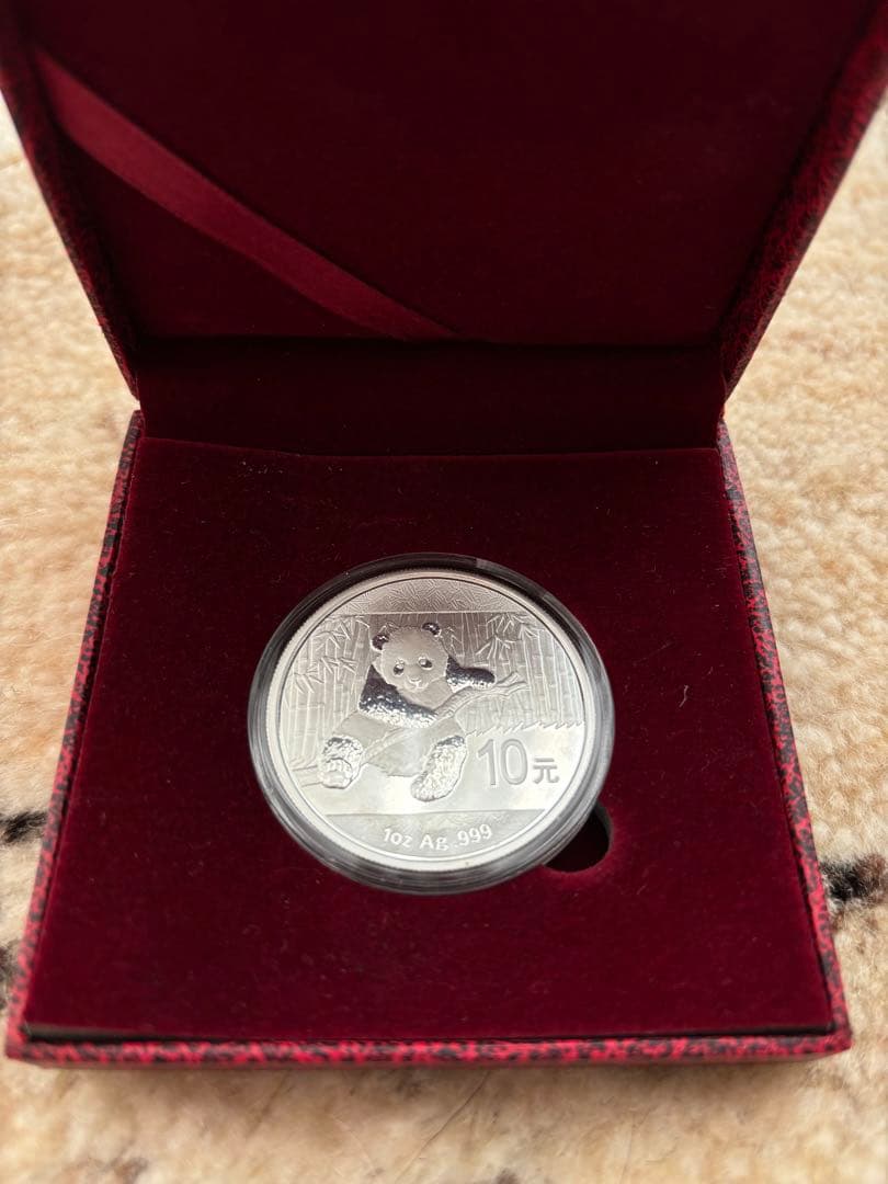 パンダ銀貨 10元　2014