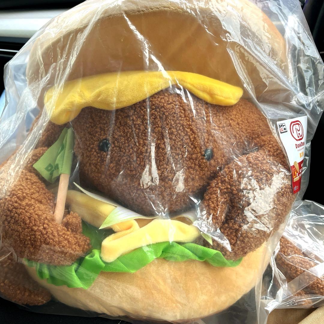 な*ー様 ドムドムハンバーガー カニバーガー ぬいぐるみ タイトーくじ