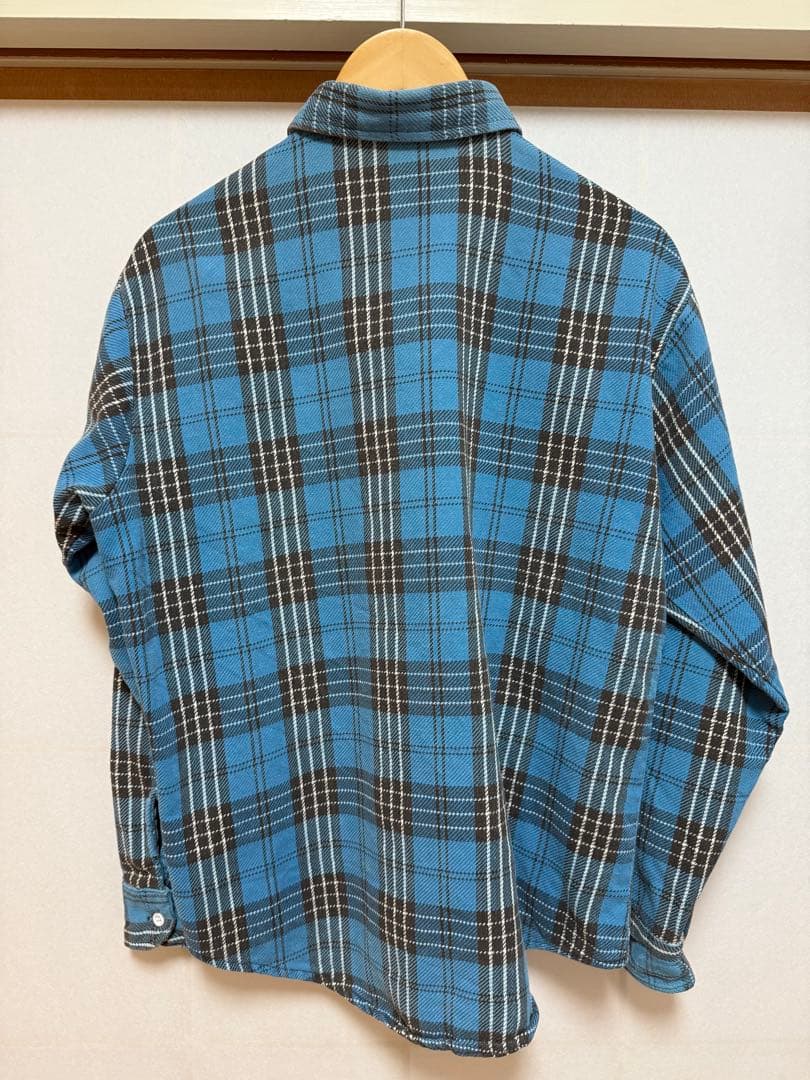 美品】 BIG MAC ネルシャツ 70s ビックマック 古着 L ブルー 青 - メルカリ