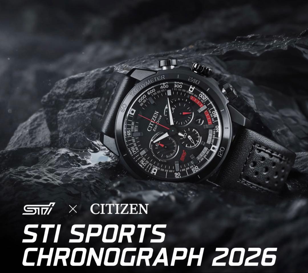 【500本限定品】STI SPORTS CHRONOGRAPH 2026 新品