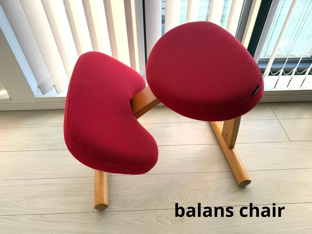 バランスイージー バランスチェア 姿勢矯正チェア サカモト レッド