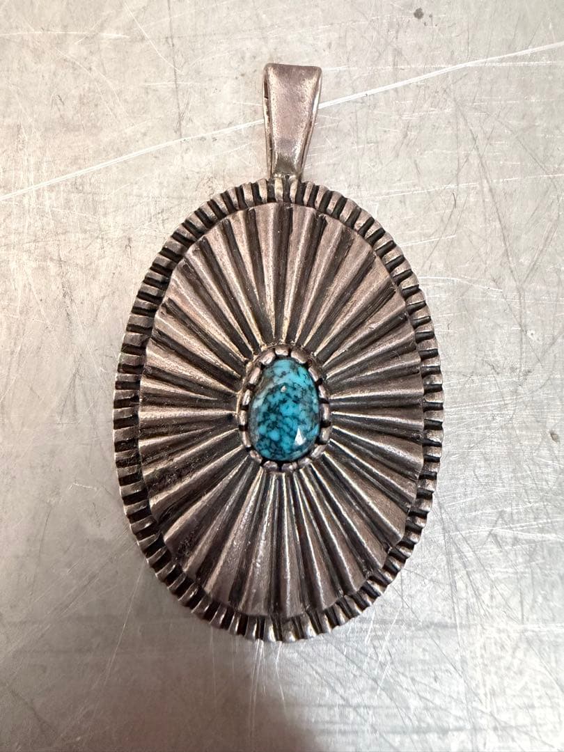 インディアンジュエリー ペンダント アーニーリスター Ernie Lister ナバホ Ernie・Lister アーニー・リスター コインシルバー&インゴッド